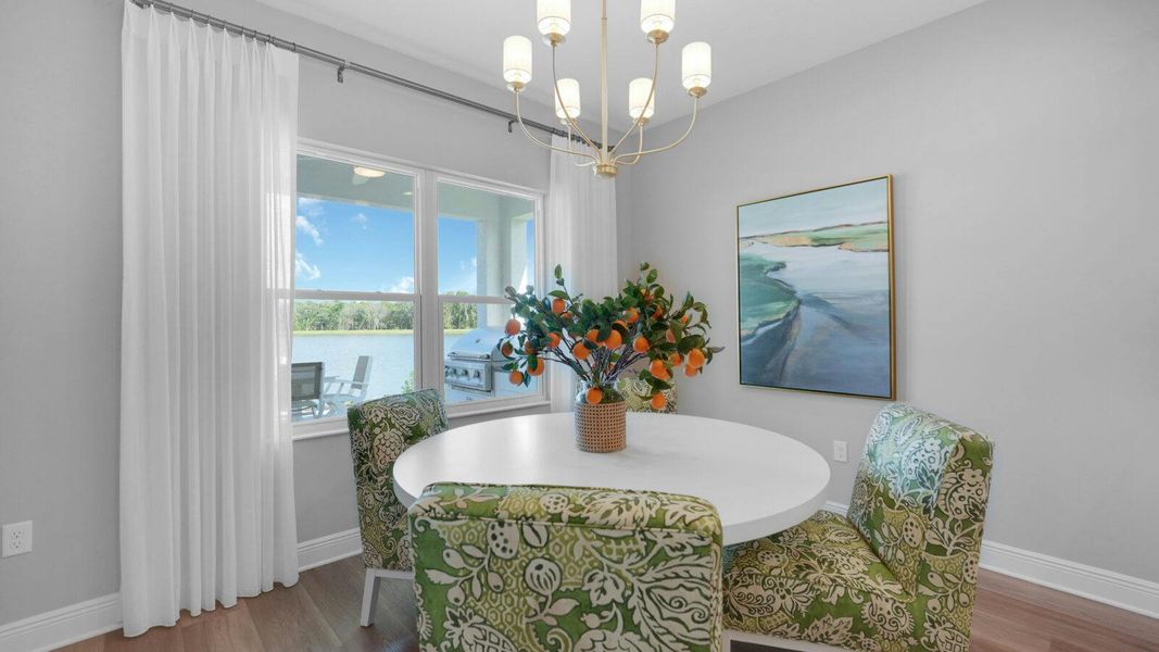 Furnished interior view inside a new home in Wildleaf Real Estate and Homes for Sale in Parrish, FL - Neal Communities, Parrish (Image 13).