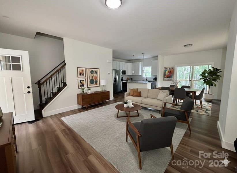 Furnished interior view inside a new home in , Fairview (Image 9).