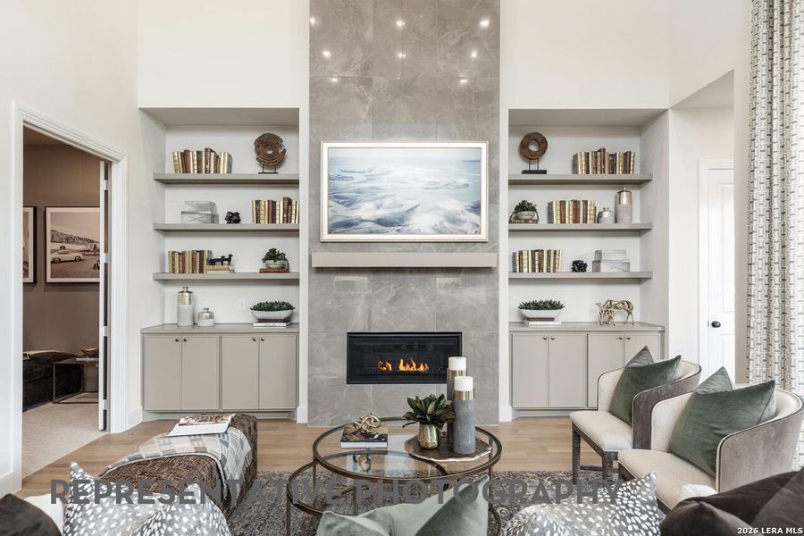 Furnished interior view inside a new home in Hallie's Cove, Schertz (Image 8).