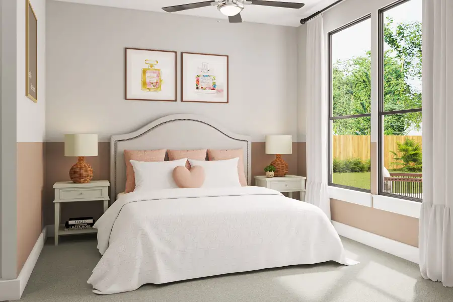 Representative furnished interior of a home built from the Lisbon by Tri Pointe Homes in Legacy Grove, Montgomery (Image 19).