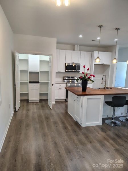 Kitchen View with Pantry