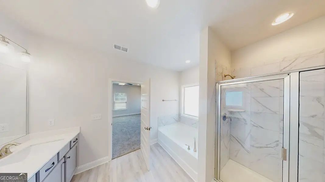 Furnished interior view inside a new home in Holliday Pass, Griffin (Image 3).