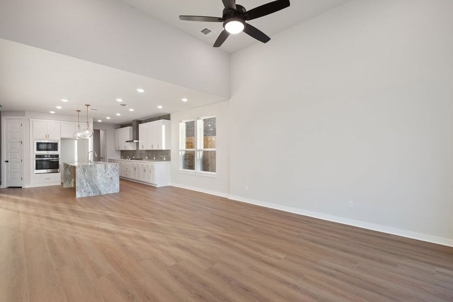 Spacious, unfurnished interior of a new home in Terrace Collection at Lariat, Liberty Hill (Image 33).