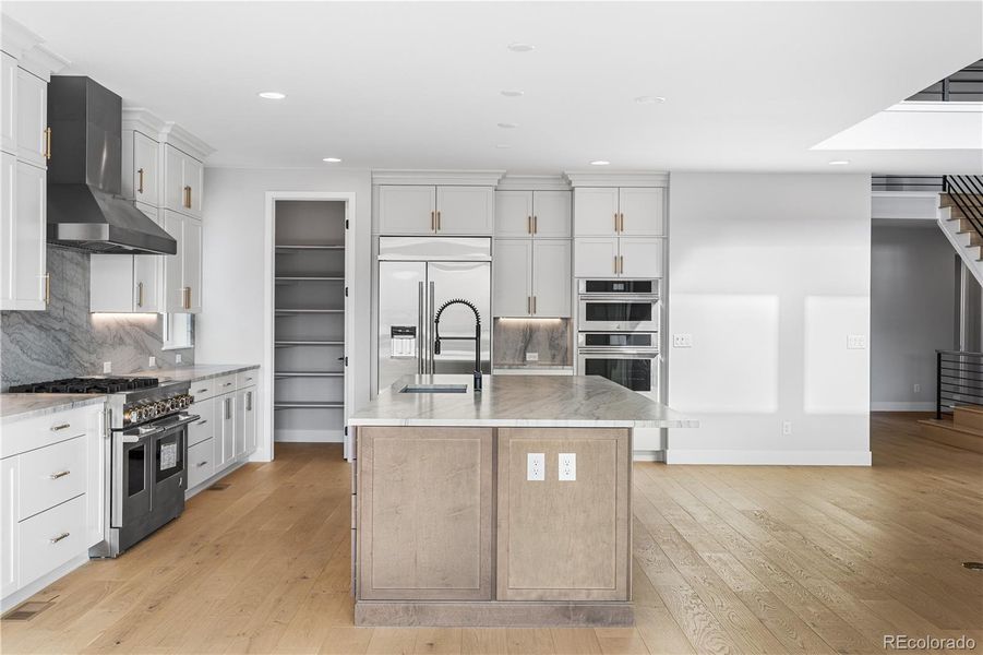 Furnished interior view inside a new home in Luxe at The Canyons, Castle Pines (Image 36).