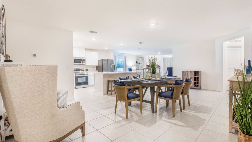 Representative furnished interior of a home built from the Marigold by Maronda Homes in North Port, North Port (Image 11).