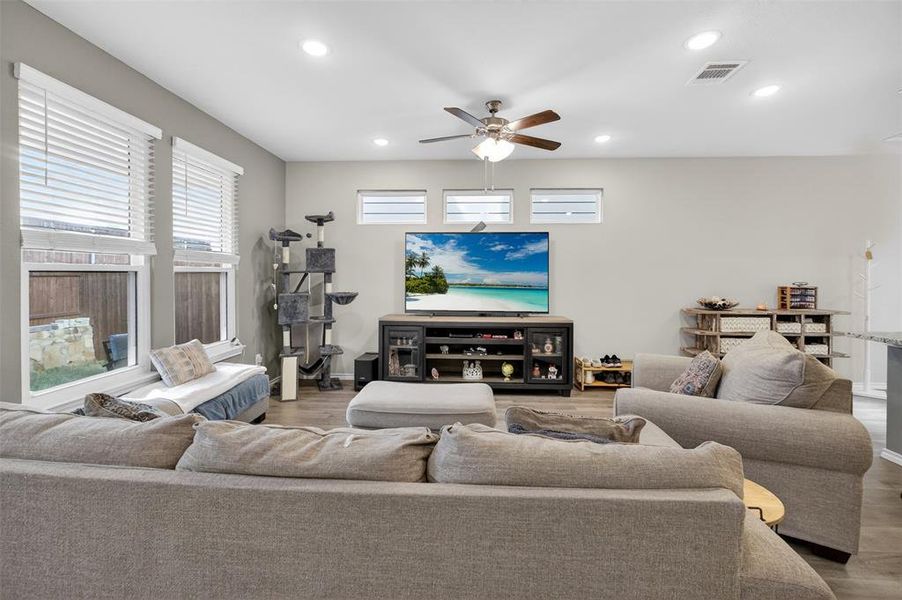 DIFFERENT VIEW OF THE LIVING ROOM