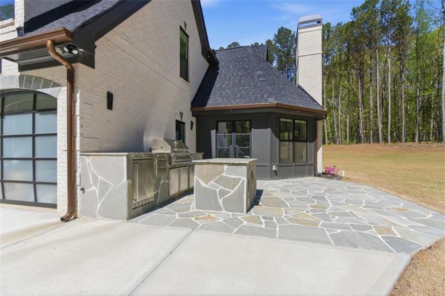 Exterior details and patio area of a home in , Tyrone (Image 4). Exterior details and patio area of a home in , Tyrone (Image 4).