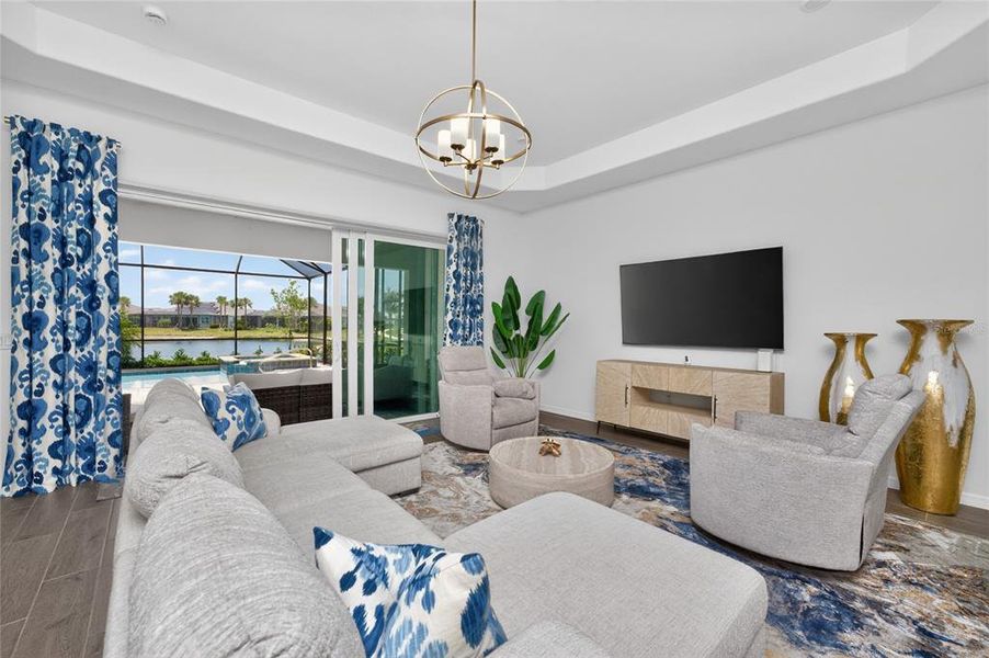 Furnished interior view inside a new home in , Punta Gorda (Image 6).