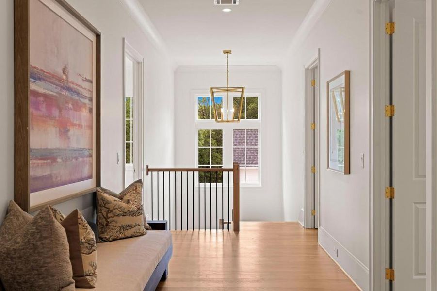 Furnished interior view inside a new home in , Sandy Springs (Image 16). Furnished interior view inside a new home in , Sandy Springs (Image 16).
