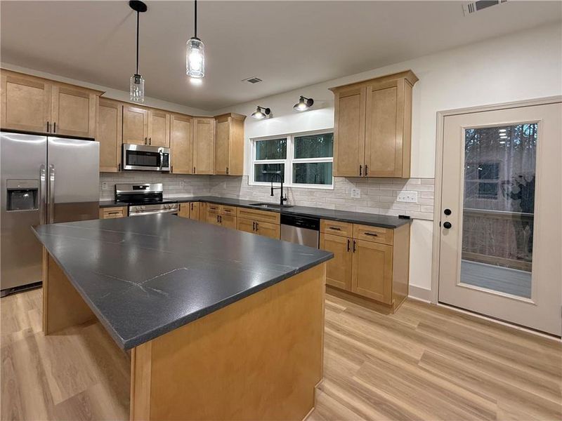 Furnished interior view inside a new home in , Calhoun (Image 4).