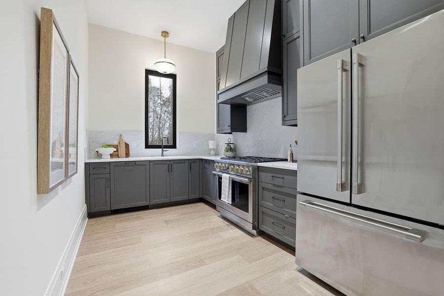 Furnished interior view inside a new home in , Johns Creek (Image 21).