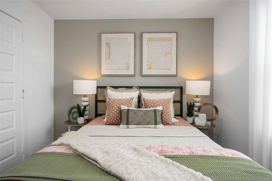 Furnished interior view inside a new home in Pinehaven, Houston (Image 26).