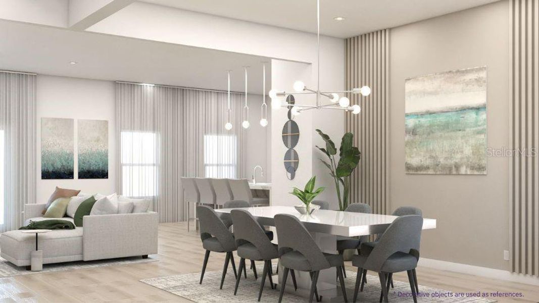 Furnished interior view inside a new home in , North Port (Image 17). Furnished interior view inside a new home in , North Port (Image 17).