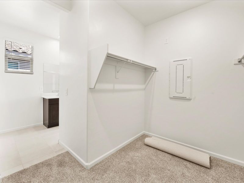 Spacious, unfurnished interior of a new home in Las Patrias at Star Valley Phase III - Signature Series, Tucson (Image 18). Spacious, unfurnished interior of a new home in Las Patrias at Star Valley Phase III - Signature Series, Tucson (Image 18).