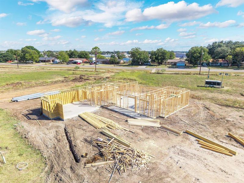 In-progress construction of a new home in , Early, TX (Image 5).