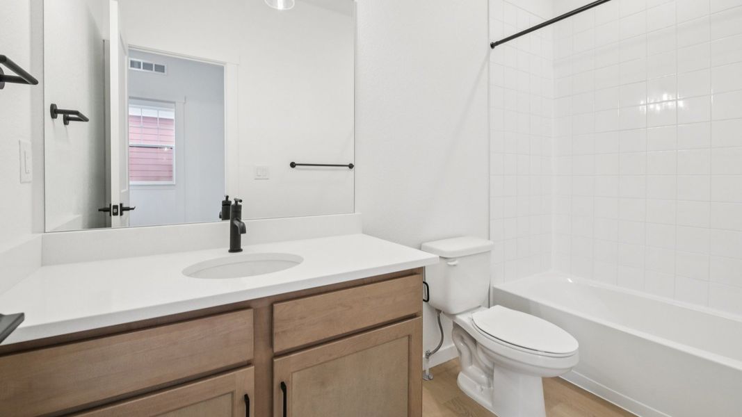 Furnished interior view inside a new home in Westerly, Erie (Image 31).