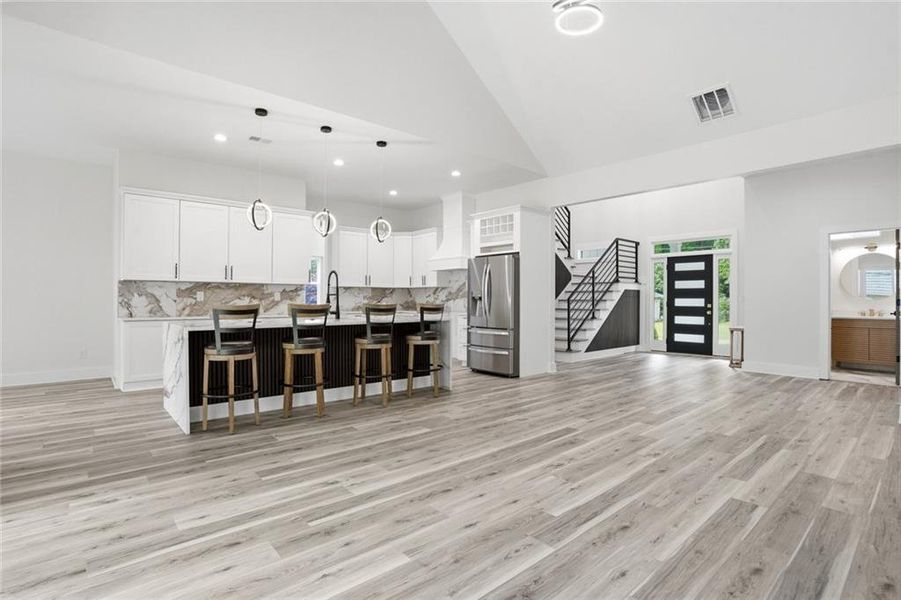 Furnished interior view inside a new home in , Stone Mountain (Image 7).