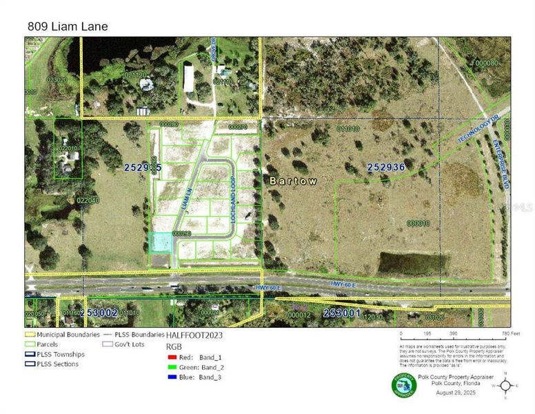 County Aerial of neighborhood