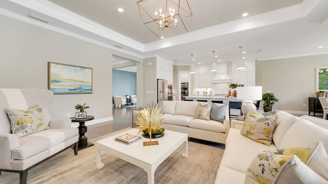 Furnished interior view inside a new home in Avelina, Venice (Image 9).