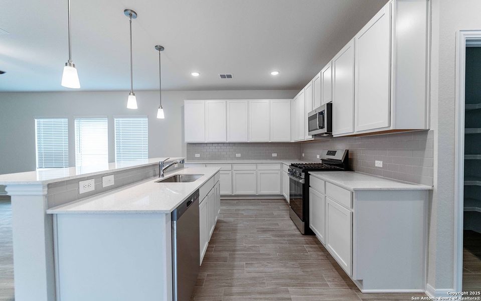 Furnished interior view inside a new home in Hickory Ridge, Elmendorf (Image 4). Furnished interior view inside a new home in Hickory Ridge, Elmendorf (Image 4).