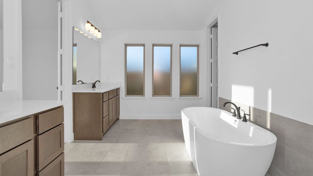 Furnished interior view inside a new home in Artavia, Conroe (Image 6).