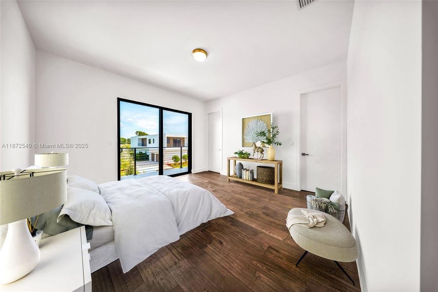 Furnished interior view inside a new home in , Weston (Image 31).