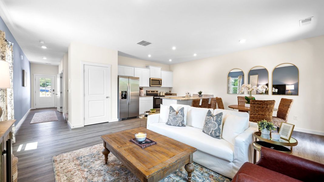 Furnished interior view inside a new home in Owensby Farms Townhomes, Dayton (Image 6).
