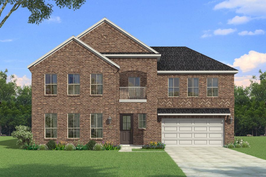 Representative exterior photo of a completed home built from the Siena by Mattamy Homes in Sutton Fields, Celina, TX (Image 2).