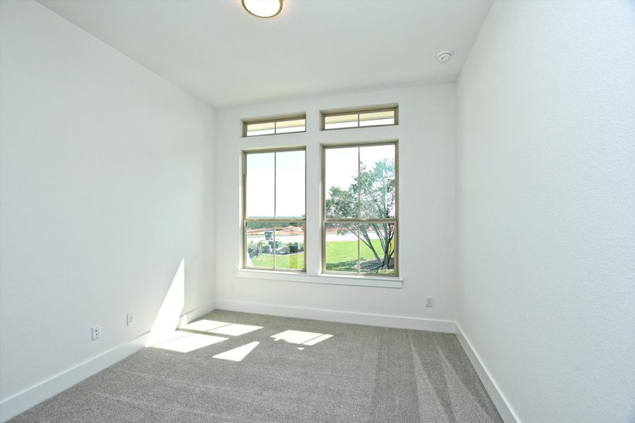 Representative unfurnished interior of a home built from the Siena III by Giddens Homes in Clearwater Ranch, Liberty Hill (Image 260).