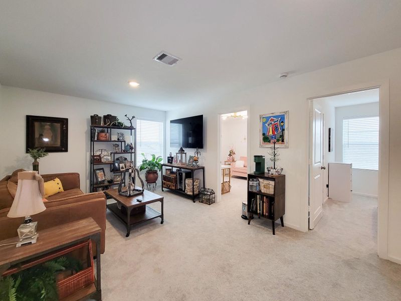 Furnished interior view inside a new home in Tavola, New Caney (Image 39).