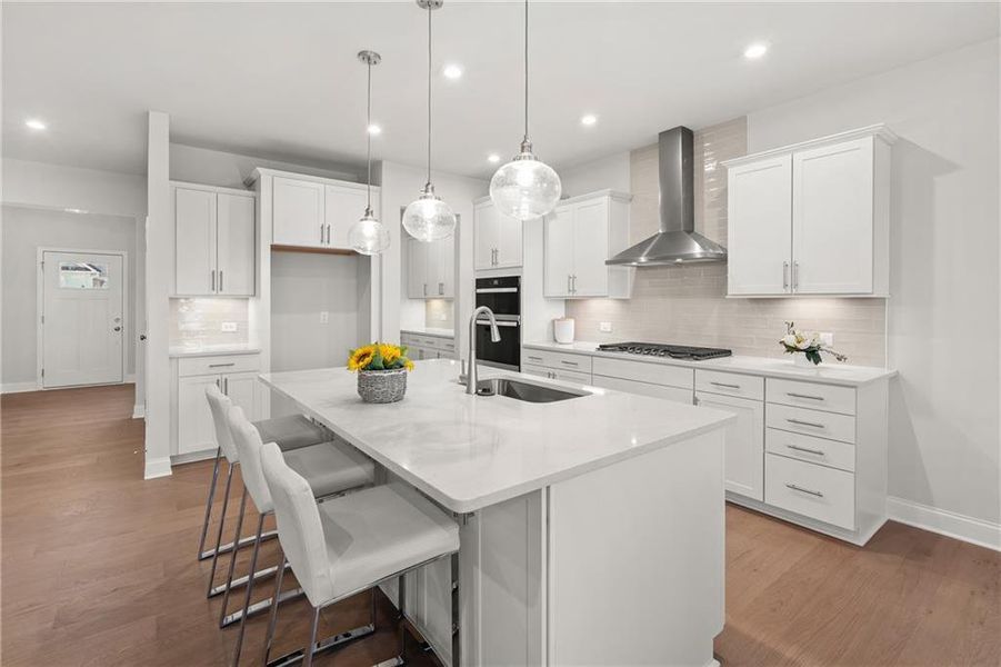 Furnished interior view inside a new home in Sierra Creek, Hoschton (Image 48).