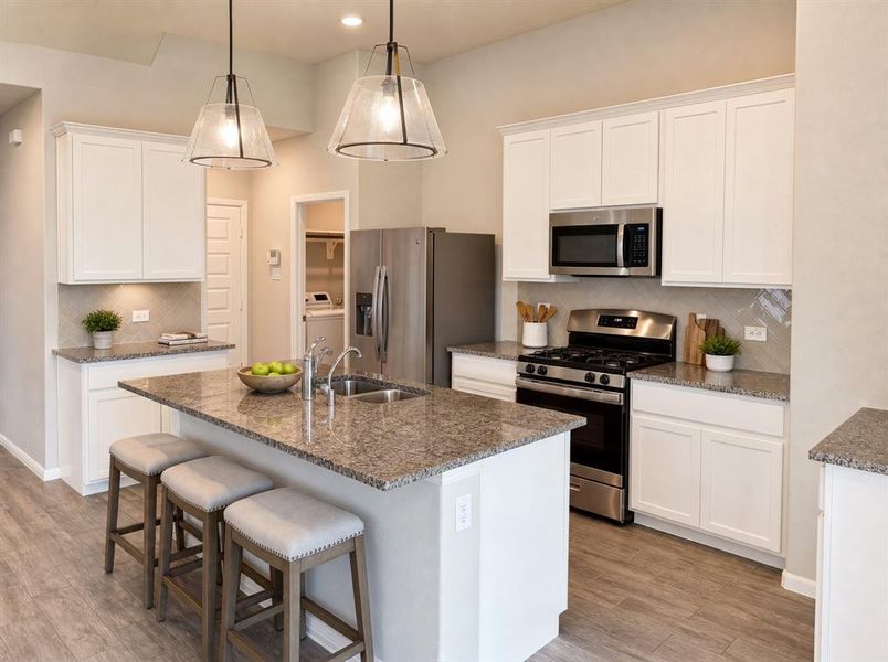 Furnished interior view inside a new home in Sagebrook, Denton (Image 10).