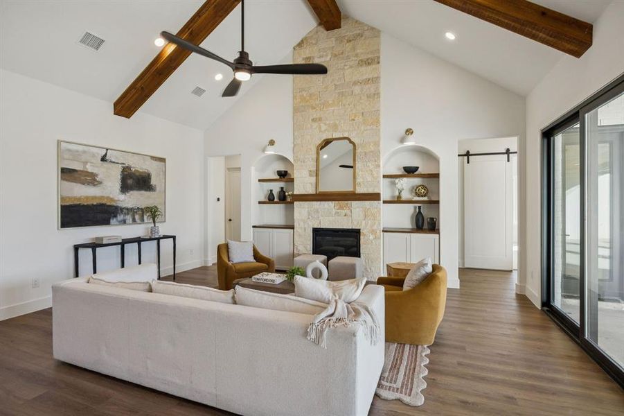 Furnished interior view inside a new home in , Waxahachie (Image 14).