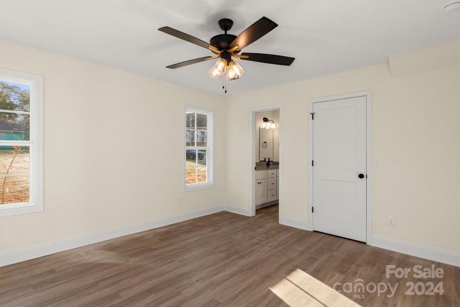 Primary Bedroom on Main Floor.