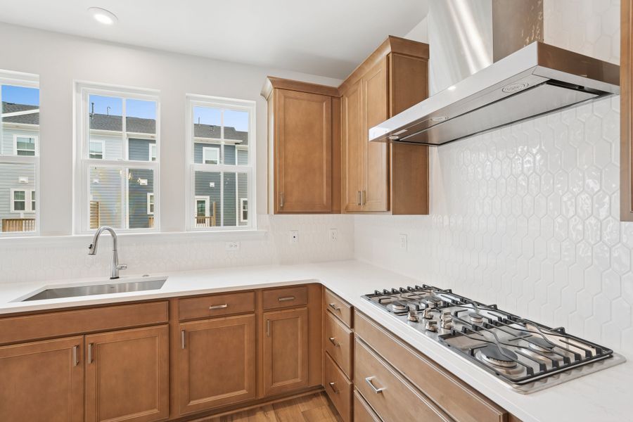 Representative furnished interior of a home built from the Nola by Tri Pointe Homes in Holding Village, Wake Forest (Image 6).