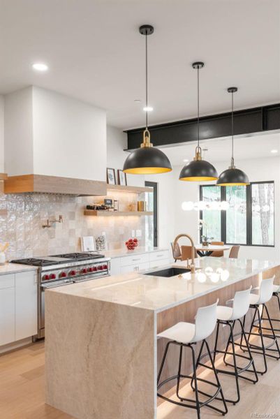 Furnished interior view inside a new home in , Evergreen (Image 34).