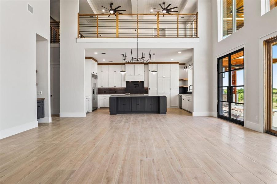 Furnished interior view inside a new home in , Ponder (Image 10).