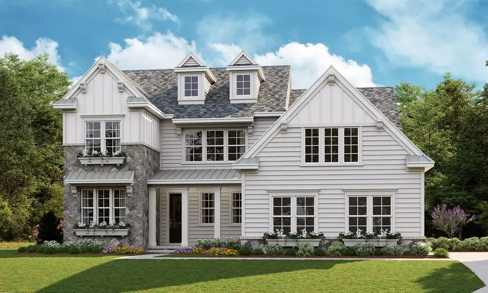 Representative exterior photo of a completed home built from the Huntley by Classica Homes in Riverchase Estates, Lancaster, SC (Image 2).