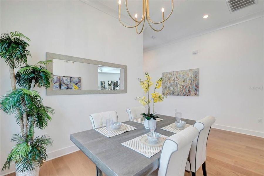 Furnished interior view inside a new home in , Tampa (Image 43).