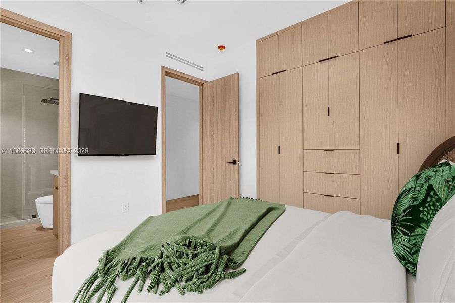 Furnished interior view inside a new home in , Miami (Image 9). Furnished interior view inside a new home in , Miami (Image 9).