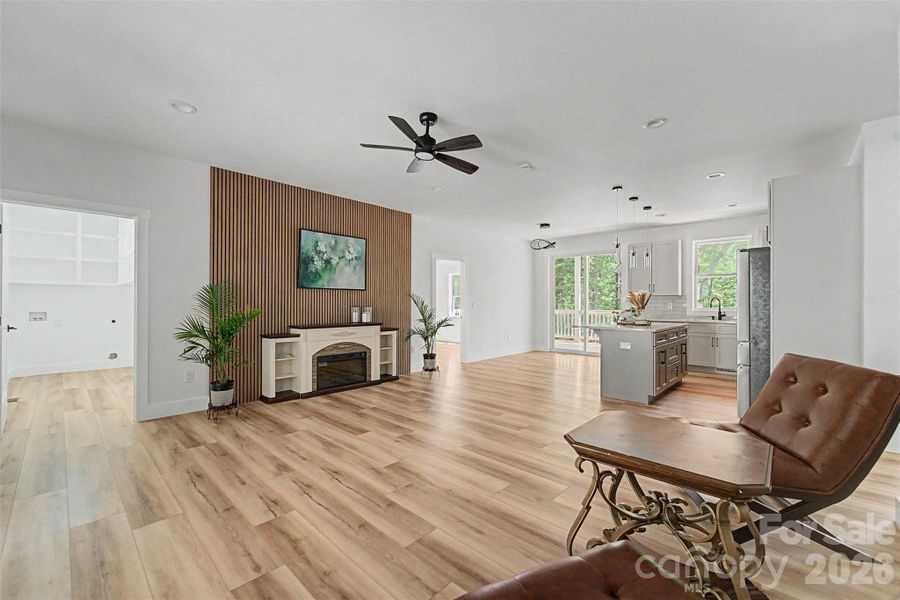 Furnished interior view inside a new home in , Franklin (Image 5).