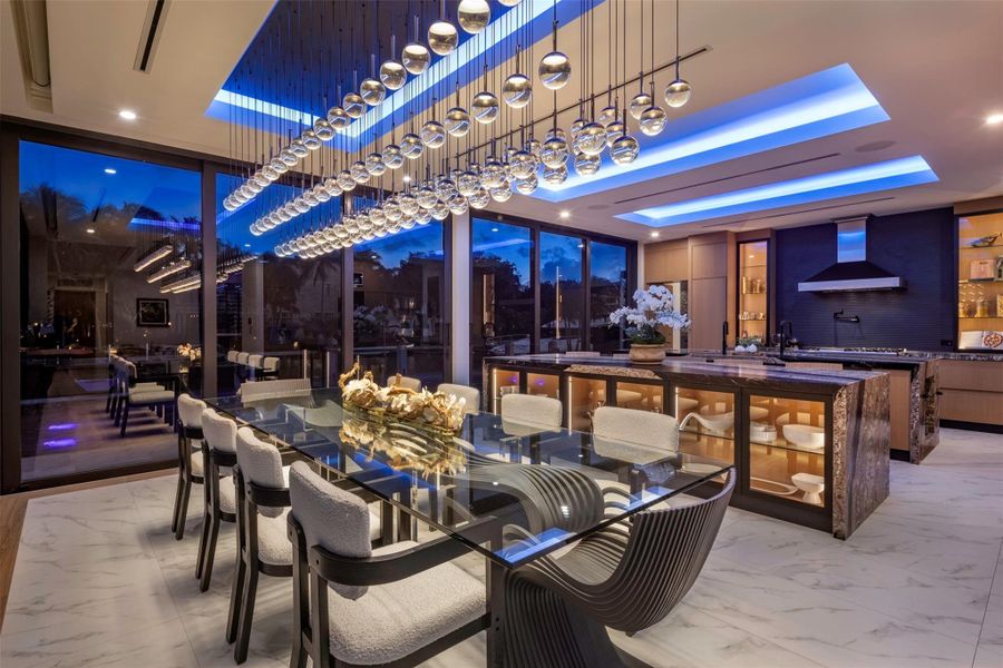 Furnished interior view inside a new home in , Fort Lauderdale (Image 7).