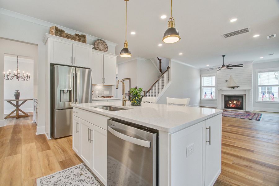 Furnished interior view inside a new home in Pamlico Terrace, Awendaw (Image 12).