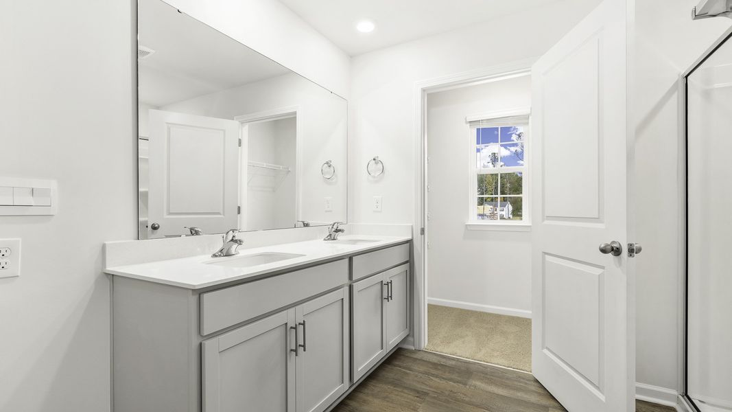 Furnished interior view inside a new home in Greystone North, Stoneville (Image 6).