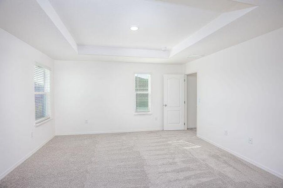Model home - actual features may vary.