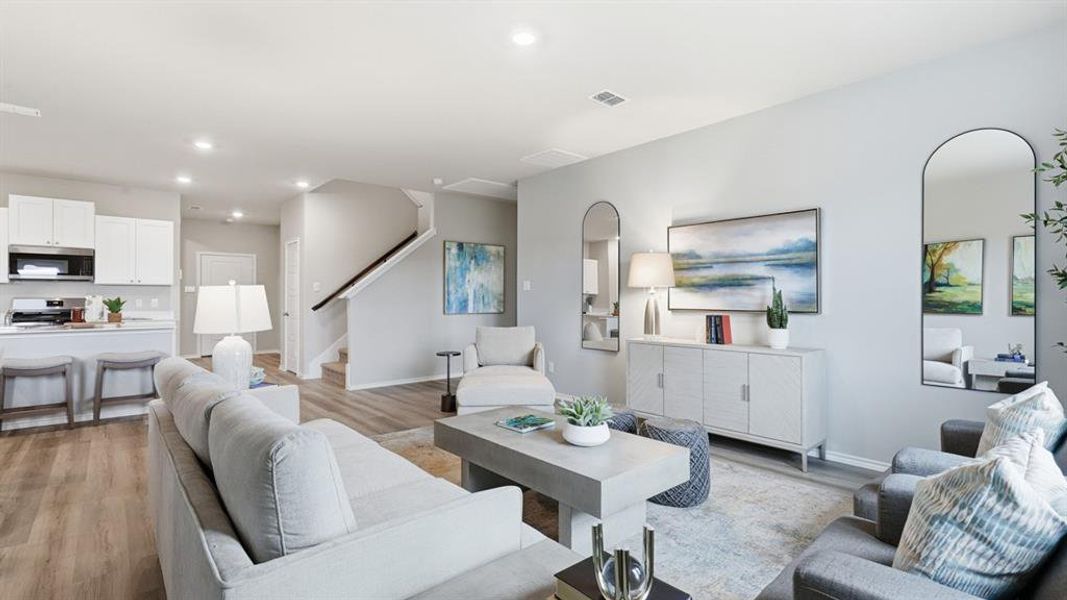 Furnished interior view inside a new home in , Fort Worth (Image 15).