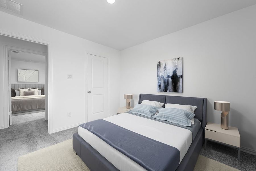 Furnished interior view inside a new home in River Ridge, Crandall (Image 14).