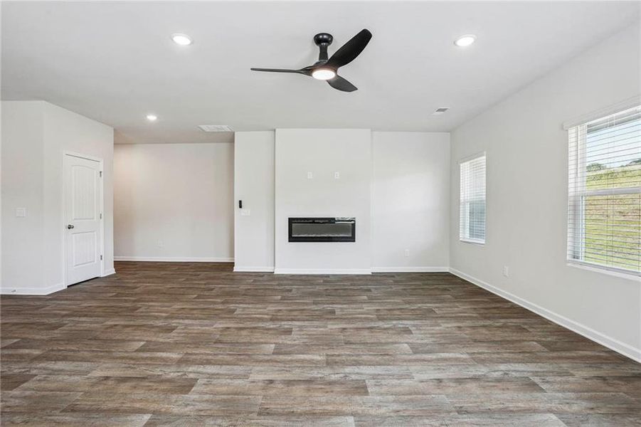 Spacious, unfurnished interior of a new home in Preserve at AG Village, Perry (Image 8). Spacious, unfurnished interior of a new home in Preserve at AG Village, Perry (Image 8).