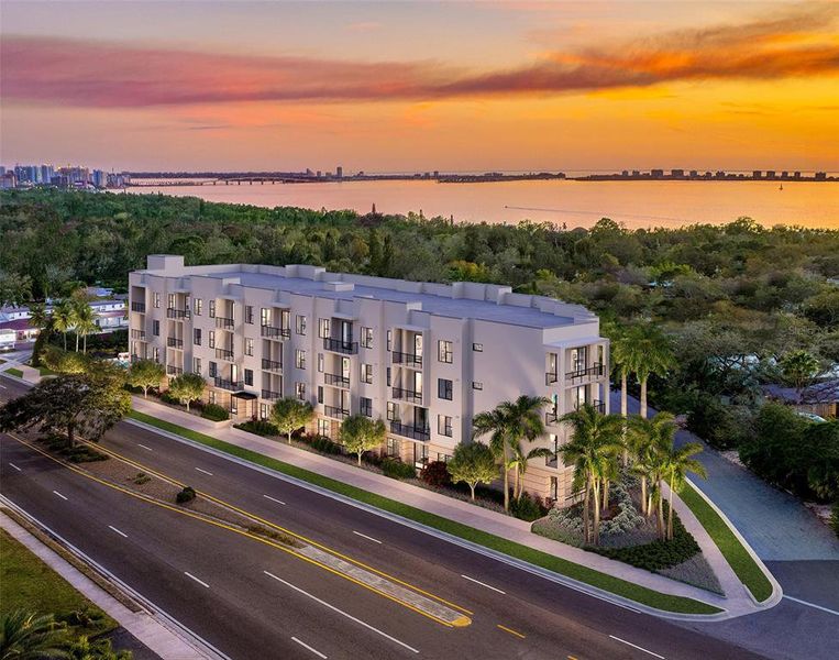 Condo located in Sarasota, FL showcasing its design and architecture (Image 4).