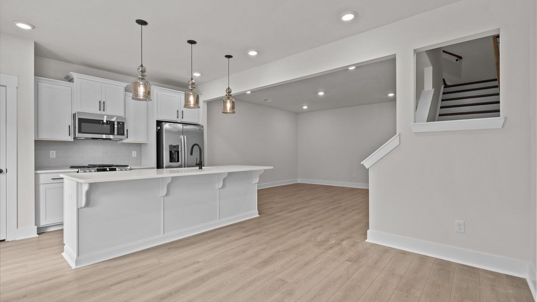 Furnished interior view inside a new home in Ransdell Pointe, Spartanburg (Image 14).